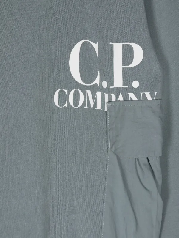 スウェット・トレーナー C.P. COMPANY LOGO COTTON CREWNECK SWEATSHIRT CP COMPANY | Boys' Logo Crew-neck Sweatshirt | Crew Sweaters