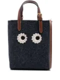 Anya Hindmarch mini Eyes tote bag - Blue