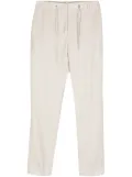 Eleventy lurex chambray slim trousers - Neutrals