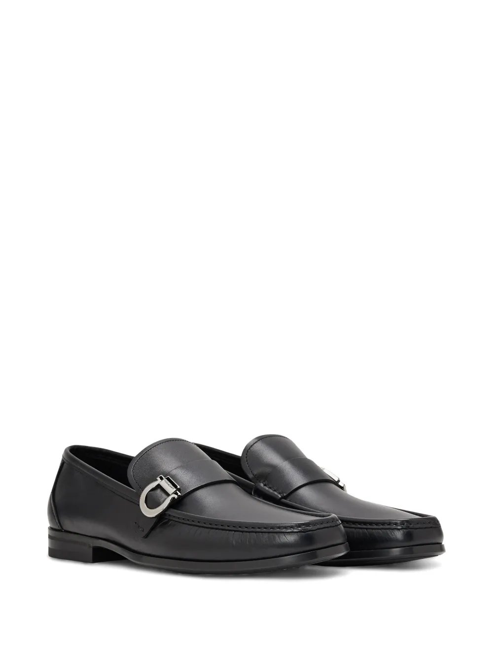 Ferragamo Gancini loafers Black