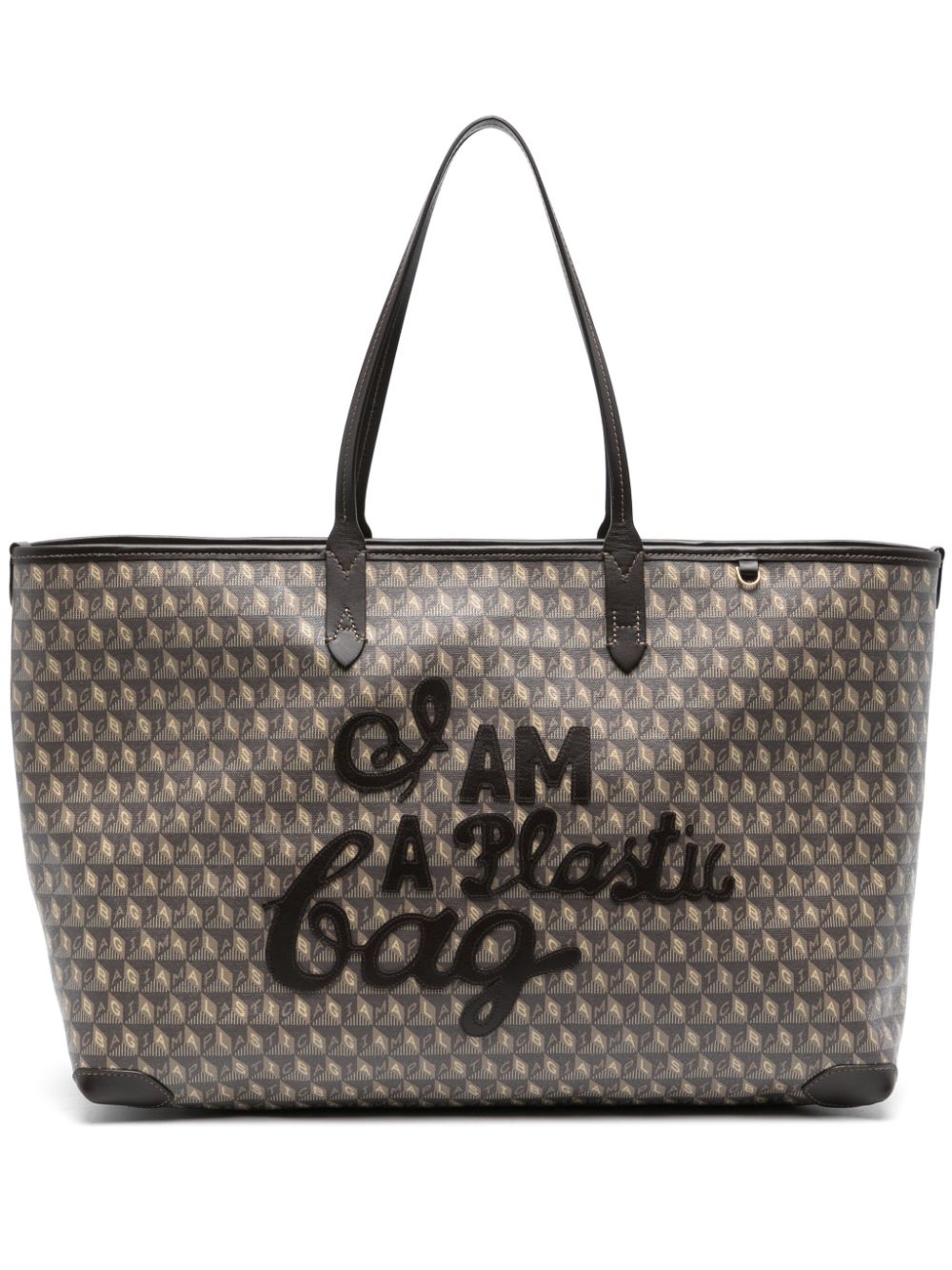 I Am A Plastic Bag motif tote bag