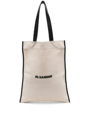 Jil Sander Flat Shopper トートバッグ | ニュートラル | FARFETCH JP