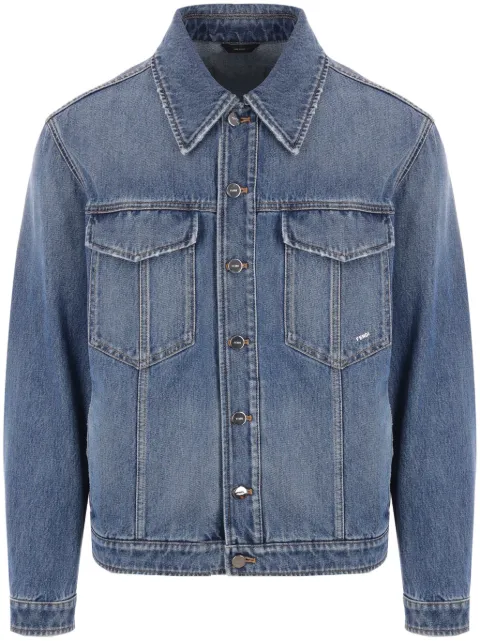 FENDI Jeansjacke mit Knöpfen