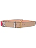 Moschino patchwork belt - Grey