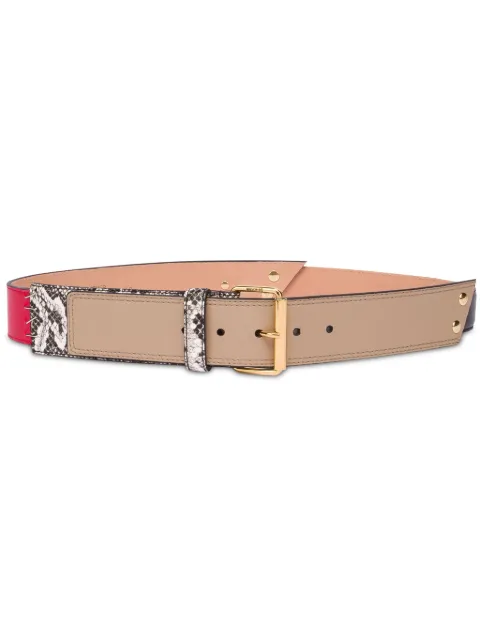 Moschino patchwork belt A80758034 - 0