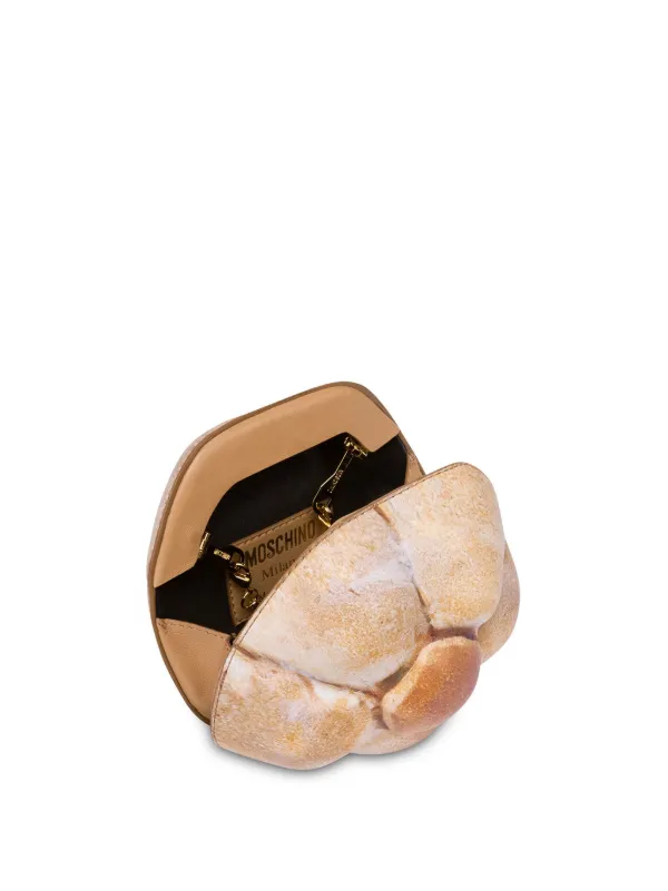 Moschino Shell bread-like Shoulder Mini Bag | Brown