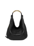 Moschino Handle Me leather shoulder bag - Black