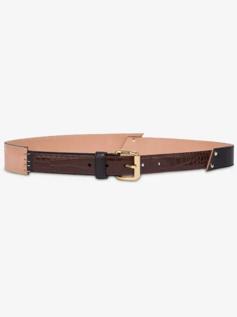 Moschino colour-block belt