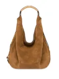 Moschino Handle Me leather shoulder bag - Brown