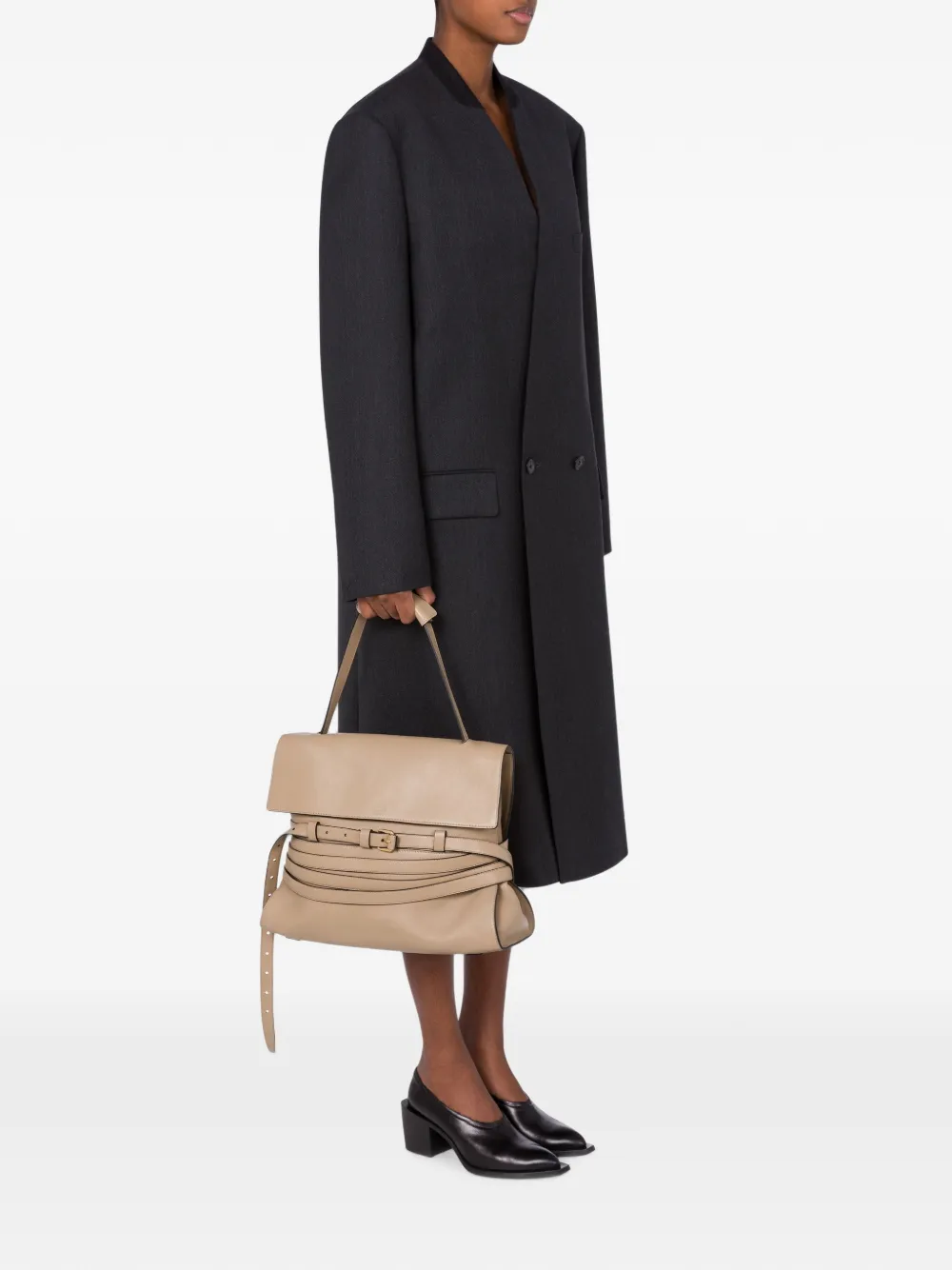 Moschino Tie Me shopper Beige