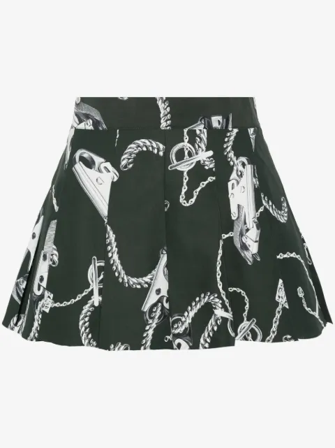 Burberry Knight Hardware Taffeta Shorts