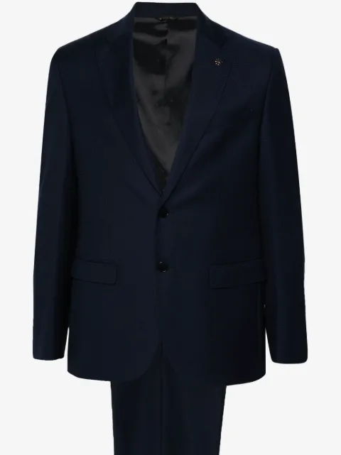 Manuel Ritz patterned-jacquard suit