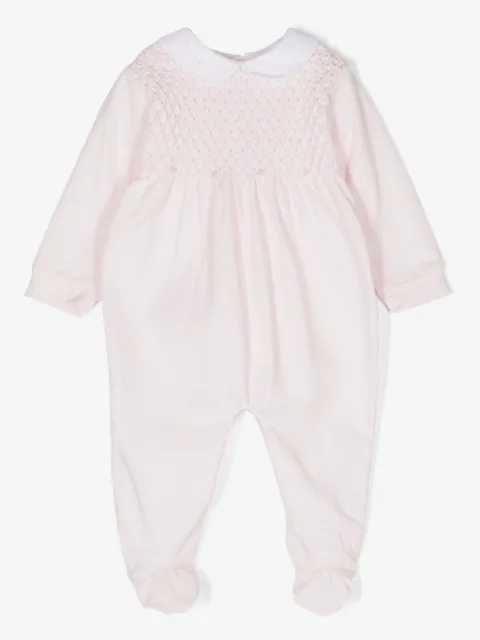 Siola smocked-panel pajamas