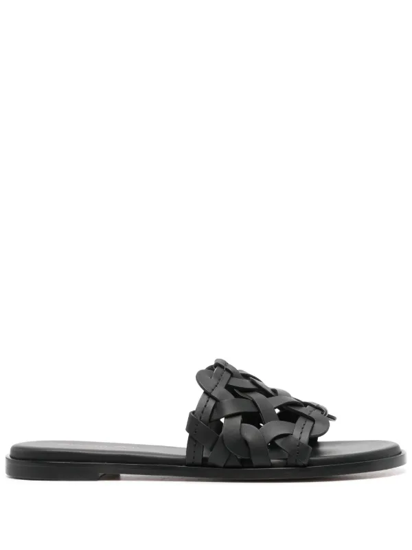 Gianvito Rossi>>レザーサンダル Gianvito Rossi レザーサンダル | ブラック | FARFETCH JP