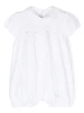 Siola smocked-panel shorties - White