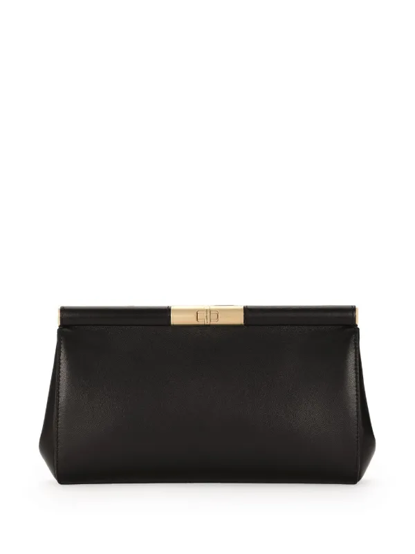 Dolce Gabbana Large Marlene Clutch Bag Black FARFETCH AZ