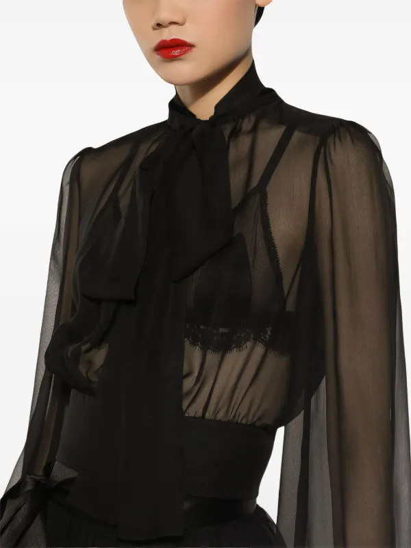 Dolce & Gabbana Halter Neck Blouse | Black | FARFETCH