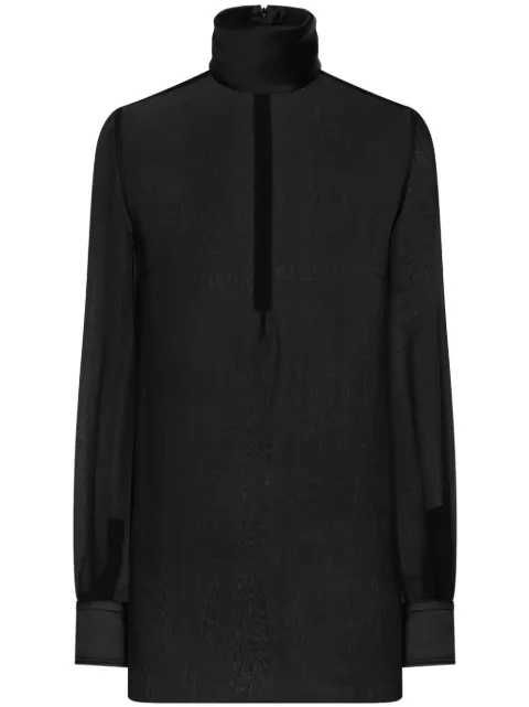 Dolce & Gabbana блузка с высоким воротником