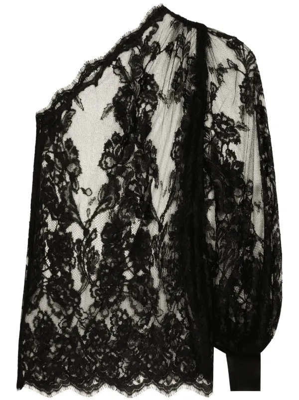Dolce & Gabbana ワンショルダー ブラウス | ブラック | FARFETCH JP