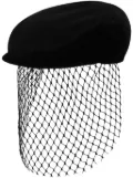 Dolce & Gabbana veil velvet hat - Black