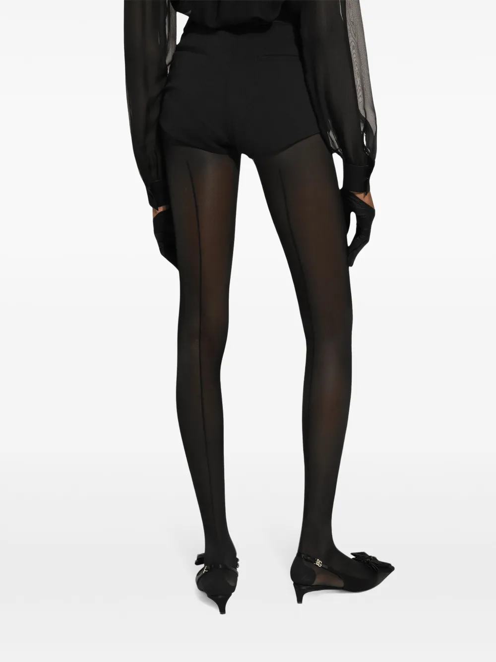 Dolce & Gabbana High waist shorts Zwart