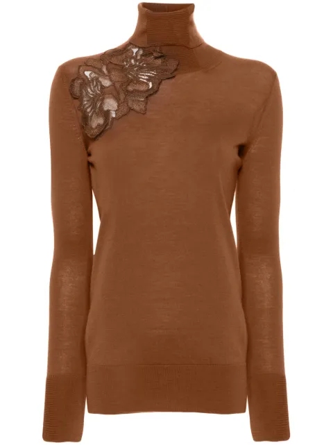Maglione Ermanno Scervino Grigio &ndash; Lana E Miscela &ndash; Manica Lunga &ndash; Taglia M (IT44/US) &ndash; Nuovo