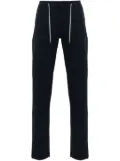 Eleventy pleated tapered trousers - Blue