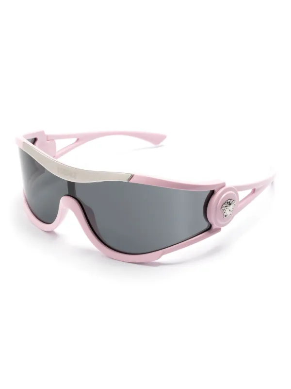 Versace brand new Medusa medallion sunglasses Gianni Versace Black & Pink Tinted Medusa Medallion  main image 3