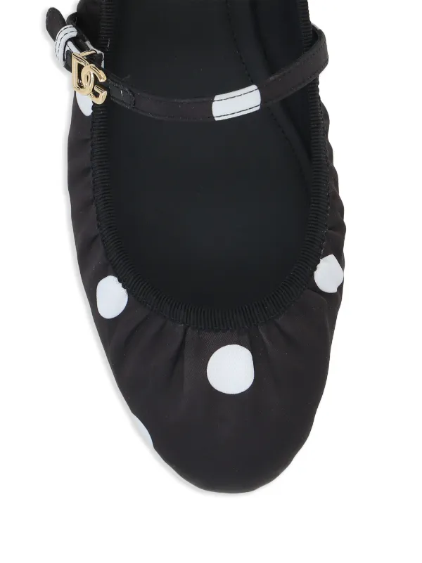 【関税&送料込】Dolce&Gabbana Black Nappa Ballerina Dolce&Gabbana Black nappa ballerina | TheDoubleF