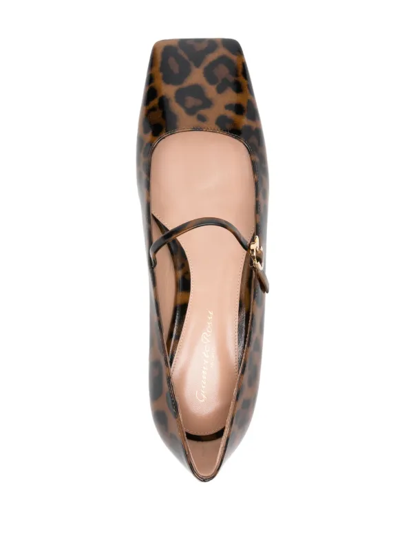 【最終値下げ】Gianvito Rossi レオパード柄 フラットシューズ Gianvito Rossi Carla レオパード フラットシューズ | ニュートラル
