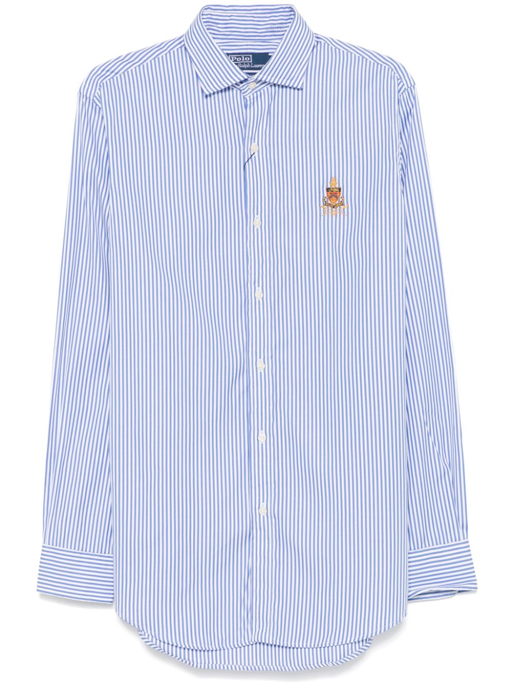 Shop Polo Ralph Lauren Striped Shirt In White