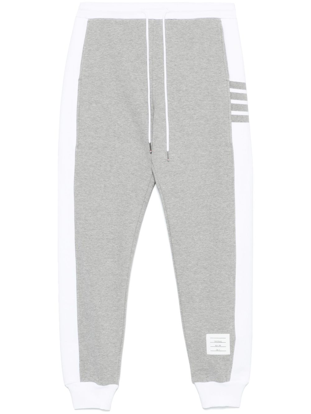 Thom Browne 4-Bar gestreepte joggingbroek Grijs