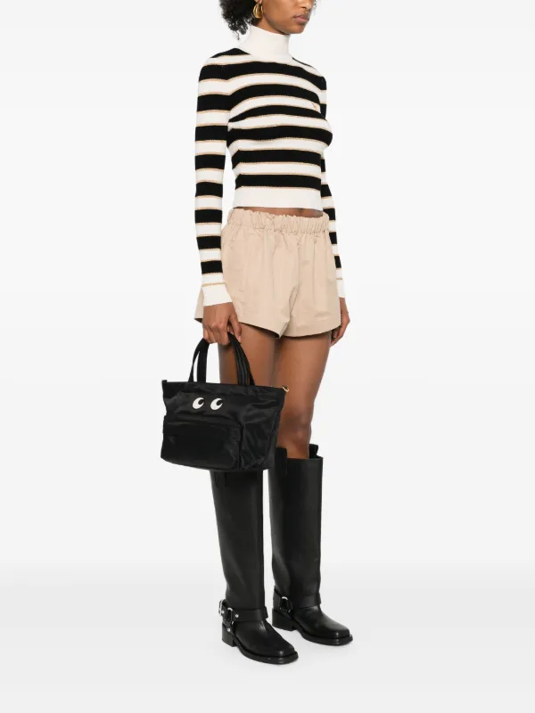 Anya Hindmarch Mini Eyes ハンドバッグ | ブラック | FARFETCH JP