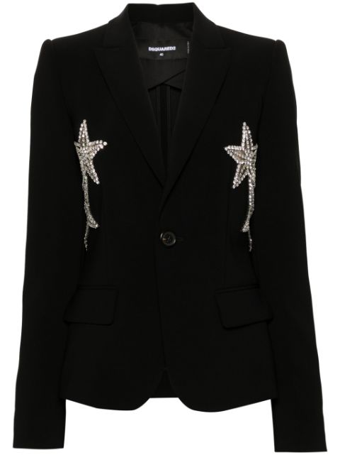 DSQUARED2 gem-stars single-breasted blazer Women