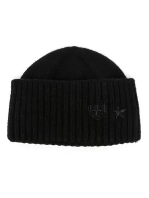 Perfect Moment Houndstooth Beanie | Black | FARFETCH