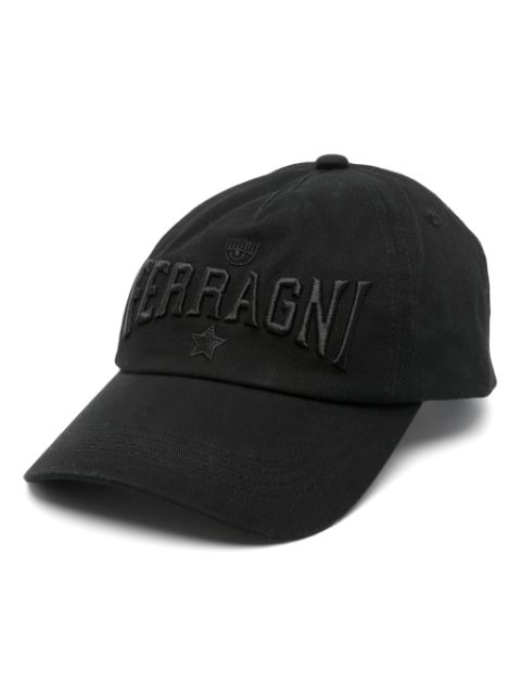 Chiara Ferragni logo-embroidered cotton baseball cap