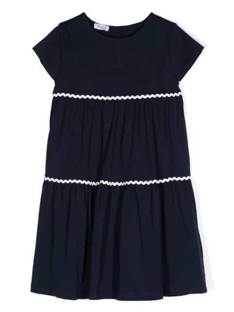 Siola vestido acampanado con ribete festoneado