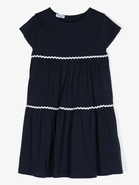 Siola scallop-trim flared dress