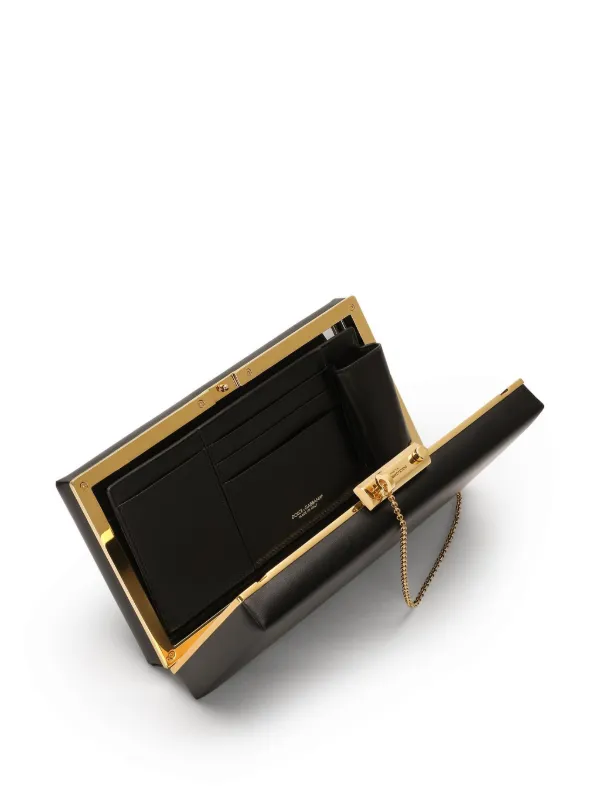 VIP【送料関税込】DOLCE&GABBANA EVA LEATHER CLUTCH Dolce & Gabbana Eva Clutch Bag | Black | FARFETCH