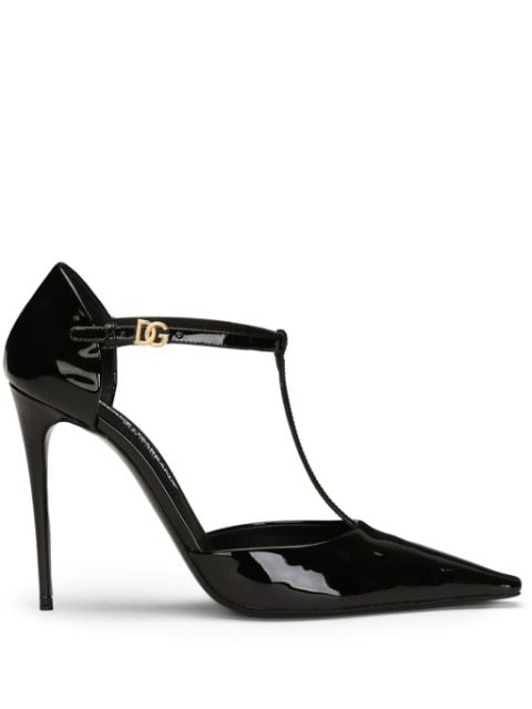 Dolce & Gabbana 105mm DG-plaque pumps