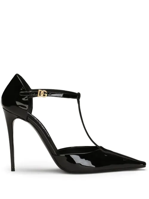 Escarpins à plaque DG 105 mm - Dolce & Gabbana - Modalova