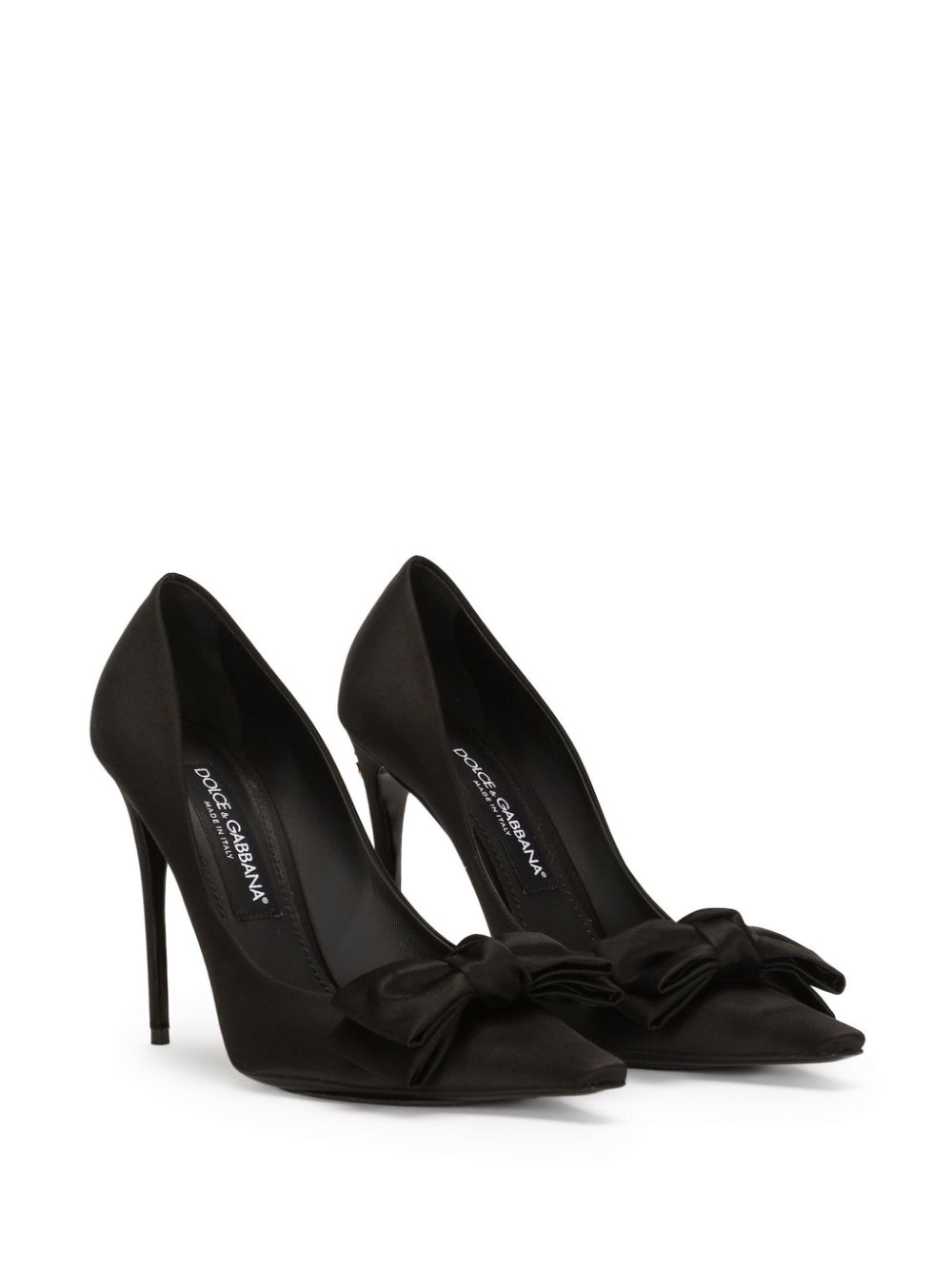 Dolce & Gabbana 105mm bow-detail pumps Black