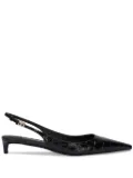 Dolce & Gabbana 30mm croc-effect slingback pumps - Black