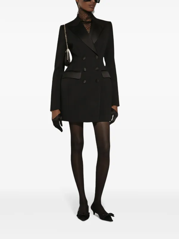 【関税込み】Dolce&Gabbana ブラック ダブルジャケット Dolce & Gabbana ダブルジャケット | ブラック | FARFETCH JP
