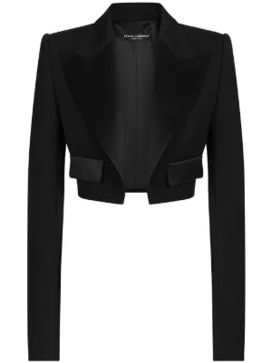 【美品】Dolce&Gabbanaドルチェ&ガッバーナ クロップドジャケット ディー&ジー ドルガバ ドルチェ&ガッバーナ D&G レザーダブルジップ