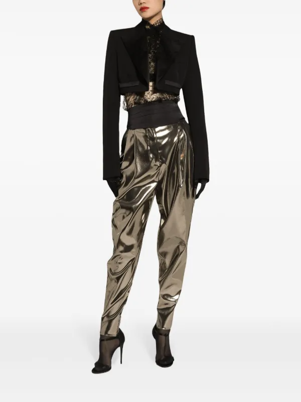 ジャケット DOLCE  GABBANA Women Jackets FTAM2TFRBDKS8051 Black Leather biker jacket in Black for Women | Dolce&Gabbana®