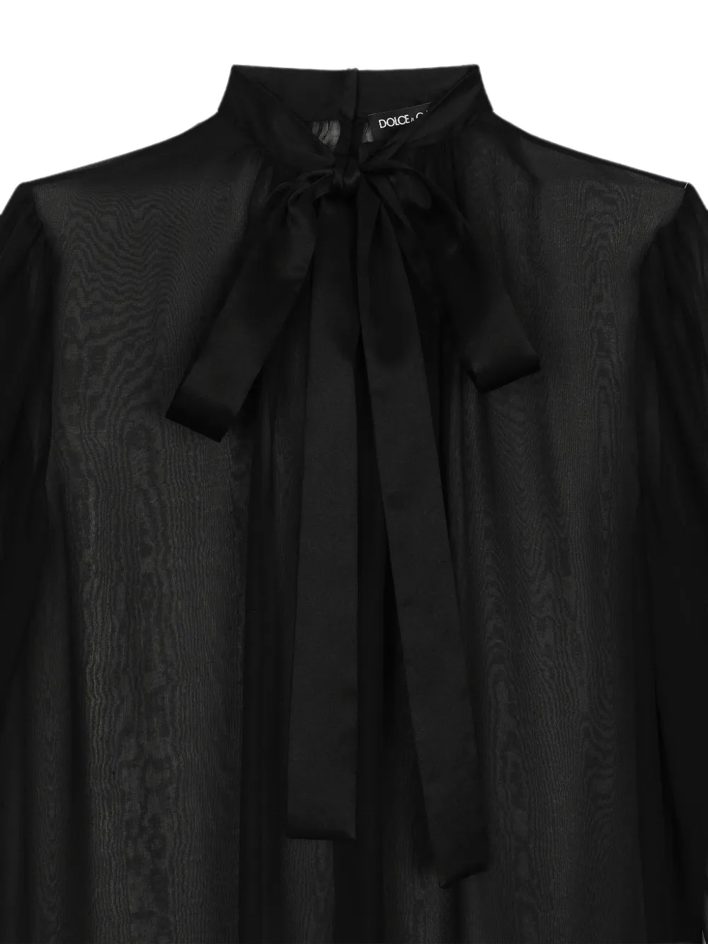 Dolce & Gabbana Blouse met halternek Zwart