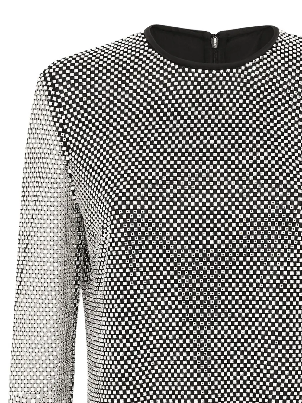 Dolce & Gabbana Blouse verfraaid met kristallen - Zilver