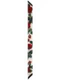 Dolce & Gabbana rose print headscarf - Red