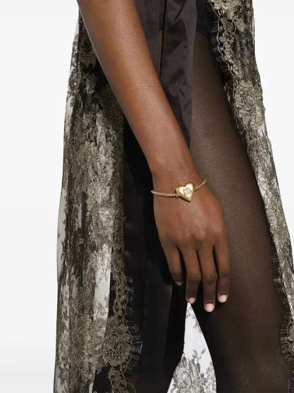 Dolce & Gabbana Pulseira DG De Coração | Dourado | FARFETCH BR